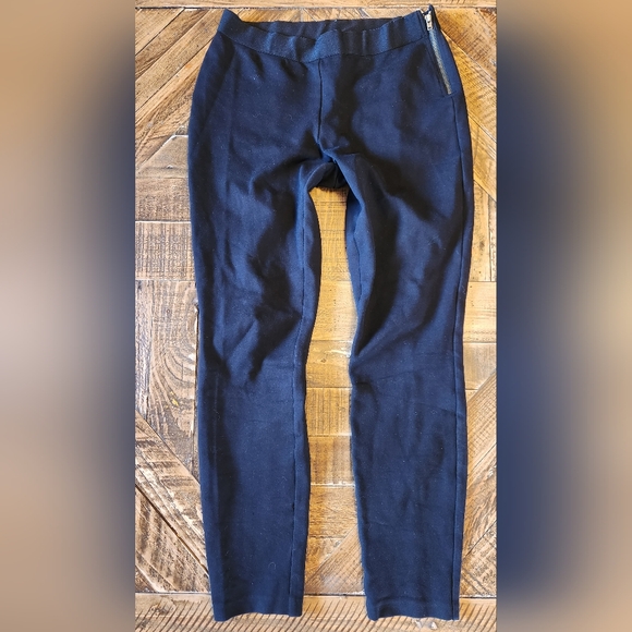 J. Crew Gigi Pant with Side-zip Closure in Ponte Black Size 6 - Picture 2 of 9